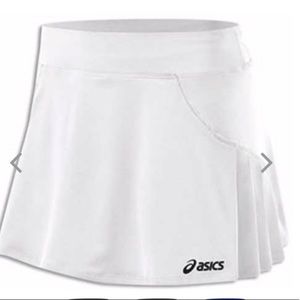 Asics White Skort (Size Large)
